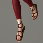 Carregar imagem no visualizador da galeria, Sandália Louise Vinho