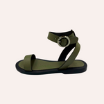 Carregar imagem no visualizador da galeria, Sandália Eduarda Verde Militar