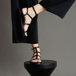 Carregar imagem no visualizador da galeria, Sandália Louise Preta