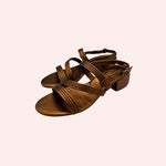 Load image into Gallery viewer, Sandália Liz Ouro Velho