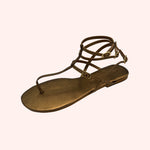 Carregar imagem no visualizador da galeria, Sandália Luna Ouro Velho