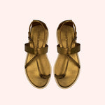 Carregar imagem no visualizador da galeria, Sandália Paulina Ouro Velho