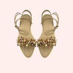 Carregar imagem no visualizador da galeria, Sandália Laura Creme