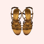 Carregar imagem no visualizador da galeria, Sandália Marta Ouro Velho