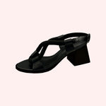 Carregar imagem no visualizador da galeria, Sandália Alta Vicky Preta