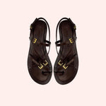 Carregar imagem no visualizador da galeria, Sandália Cris Café