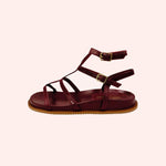 Carregar imagem no visualizador da galeria, Sandália Louise Vinho