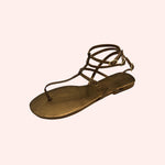 Carregar imagem no visualizador da galeria, Sandália Luna Ouro Velho