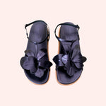 Carregar imagem no visualizador da galeria, Sandália Orquídea Marinho Metalizado