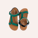 Carregar imagem no visualizador da galeria, Sandália Marina Verde e Preta