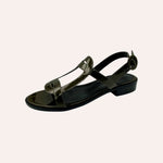 Carregar imagem no visualizador da galeria, Sandália Stella Oliva Escuro