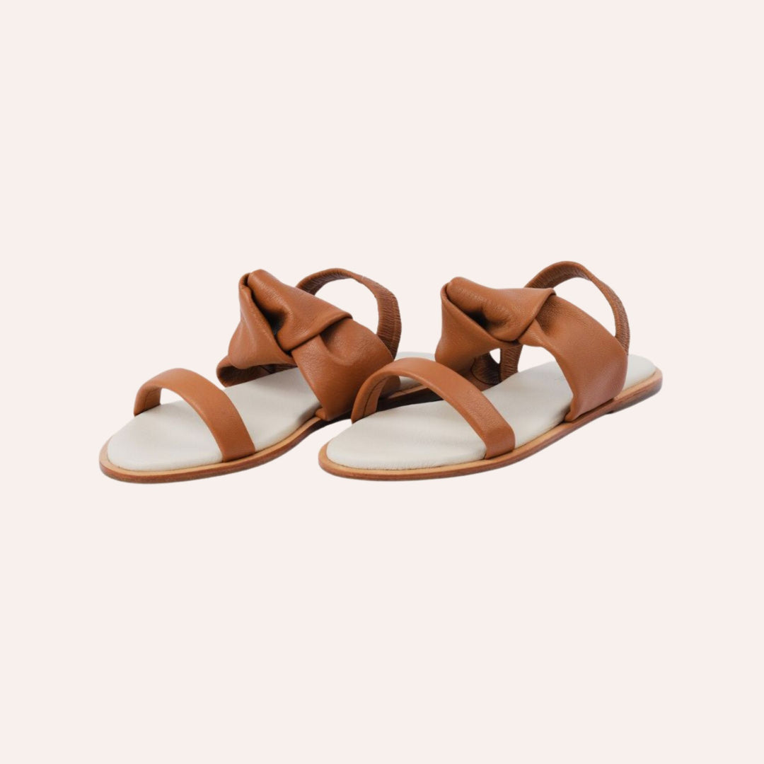 Sandália Sissa Off White Off / Tabasco