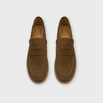 Carregar imagem no visualizador da galeria, Loafer Gravatinha Camurça Caramelo