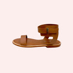 Load image into Gallery viewer, Sandália Lorena Castanho