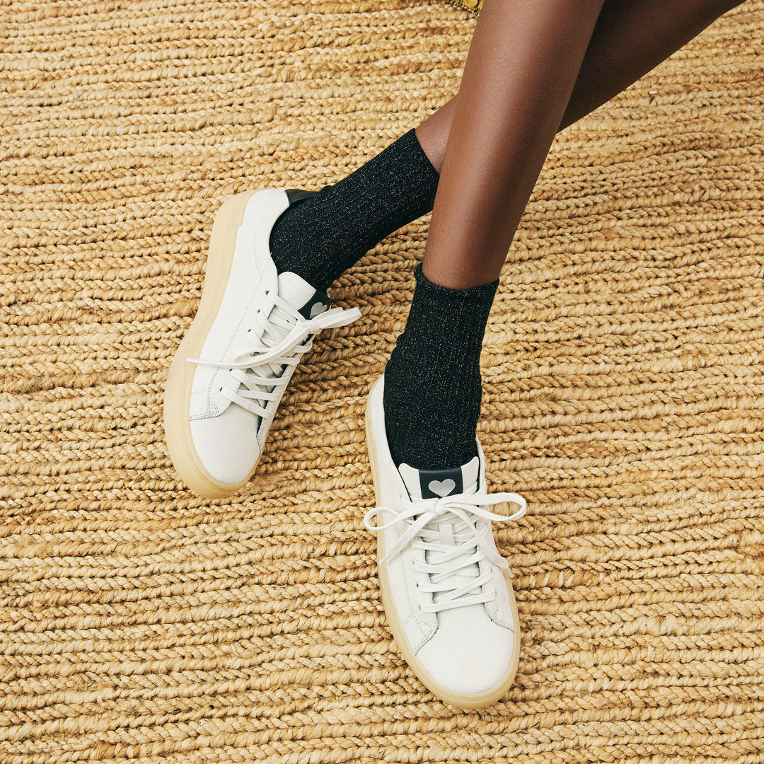 Tênis Bebel Off White/Preto
