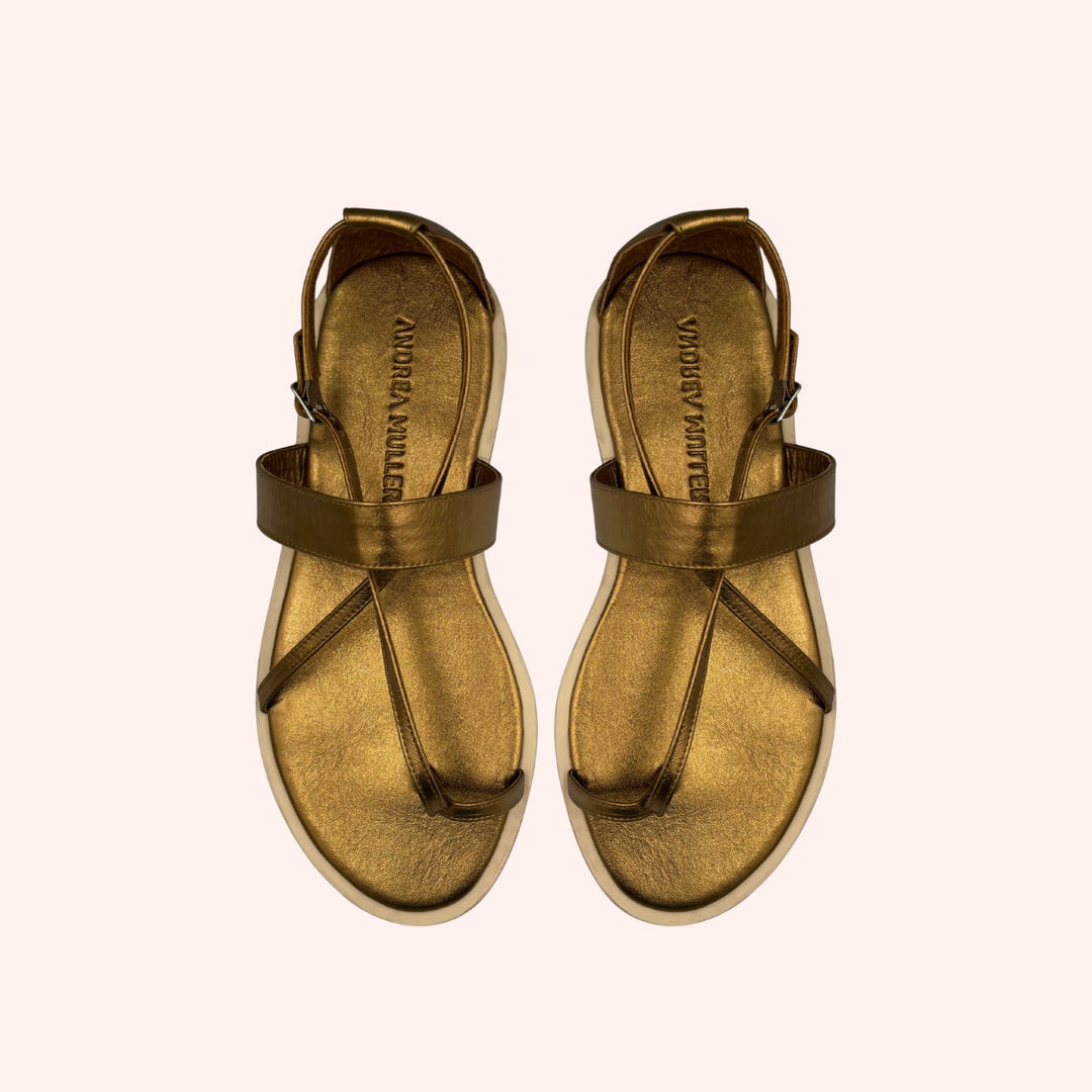 Sandália Paulina Ouro Velho