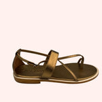 Carregar imagem no visualizador da galeria, Sandália Paulina Ouro Velho
