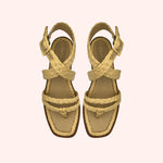 Carregar imagem no visualizador da galeria, Sandália Sicília  Creme
