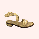 Carregar imagem no visualizador da galeria, Sandália Sicília  Creme
