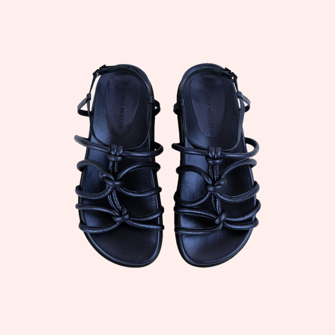 Sandália Celina Metalizado