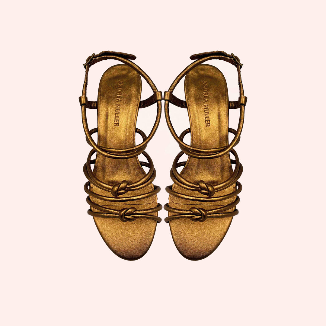 Sandália Marta Ouro Velho