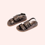 Carregar imagem no visualizador da galeria, Sandália Bettina Estanho Metalizado