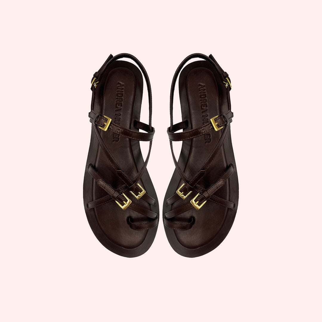 Sandália Cris Café