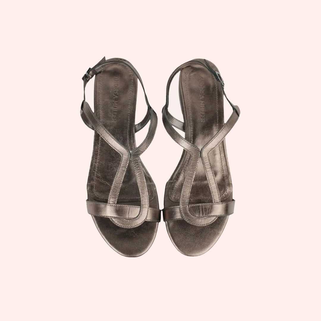 Sandália Gota Prata Velha