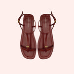 Carregar imagem no visualizador da galeria, Sandália Greta Vinho