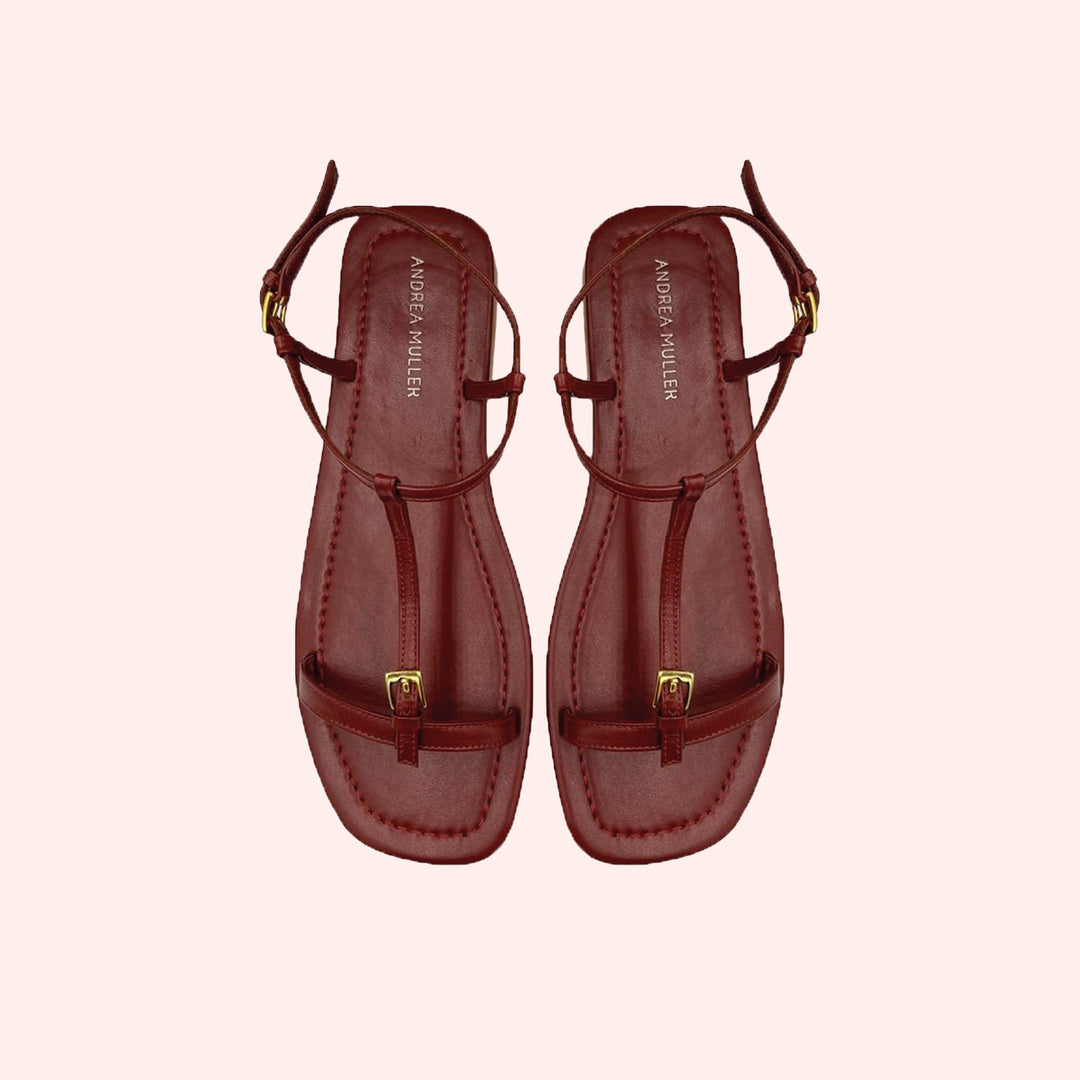 Sandália Greta Vinho
