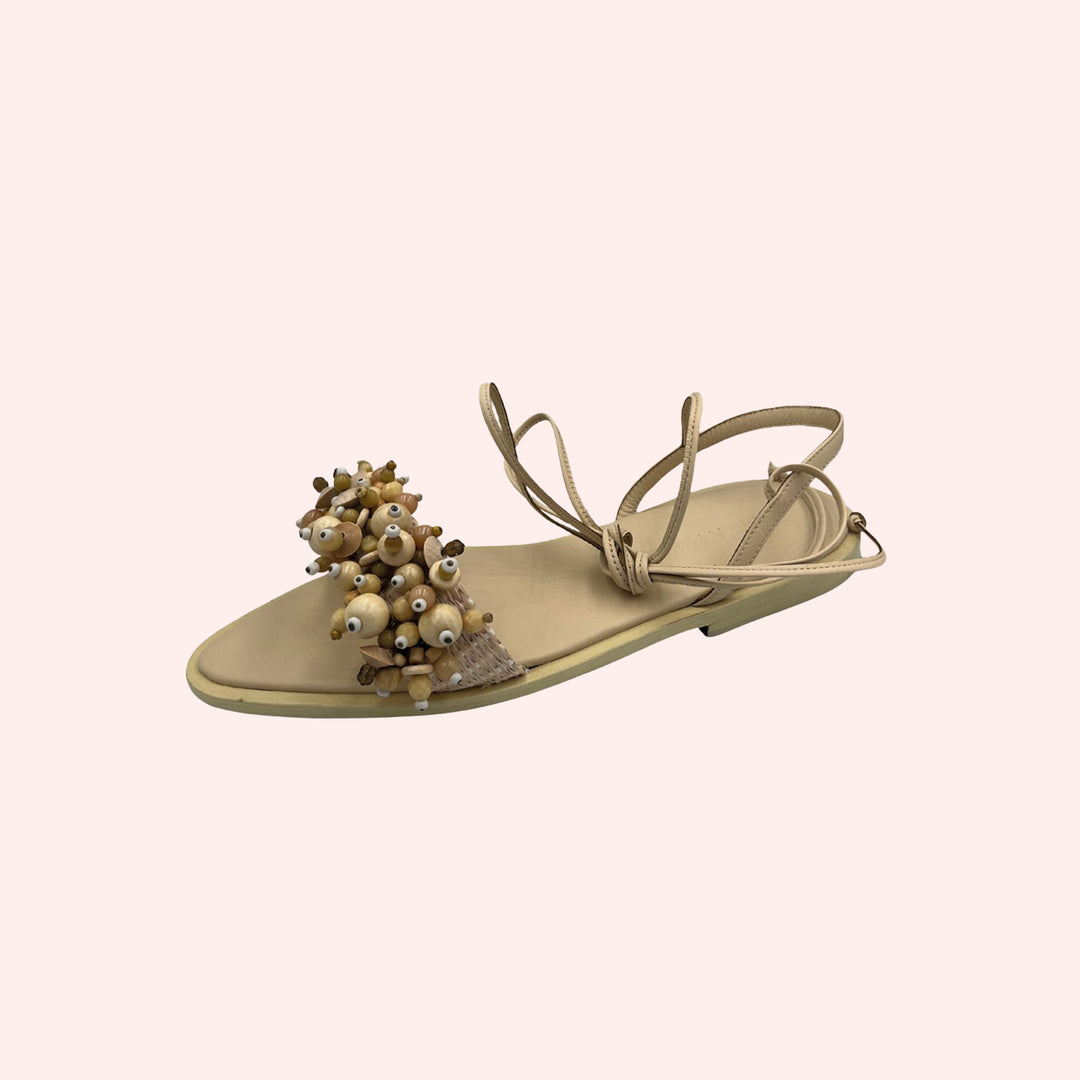 Sandália Laura Creme