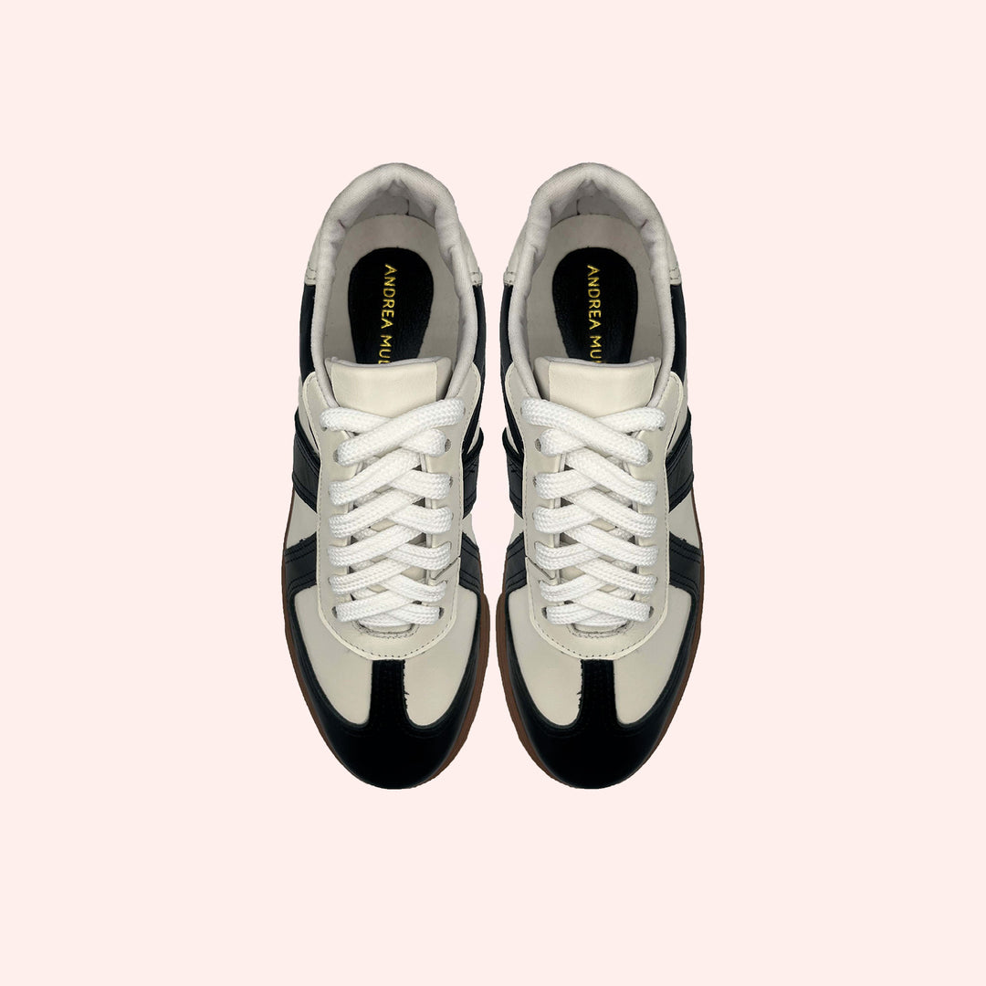 Tênis Carol Branco e Preto