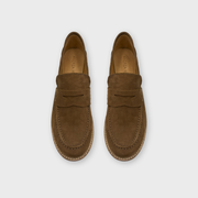 Loafer Gravatinha Camurça Caramelo
