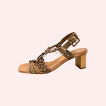 Load image into Gallery viewer, Sandália Macramê Fendi