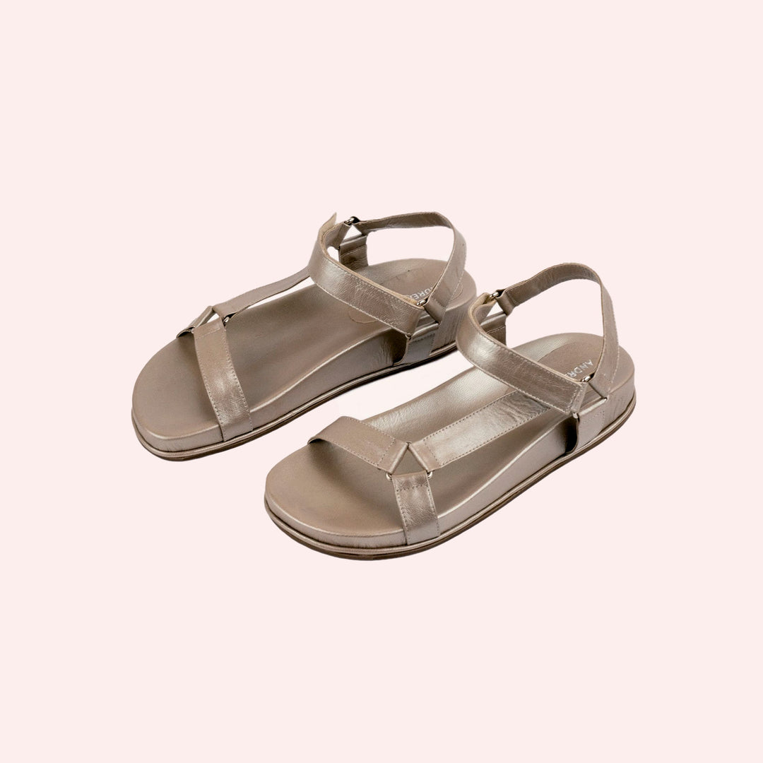 Sandália Marina Bege Perolado