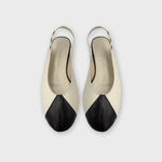 Carregar imagem no visualizador da galeria, Sapatilha Alinhavo Off White/Preto