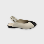 Carregar imagem no visualizador da galeria, Sapatilha Alinhavo Off White/Preto