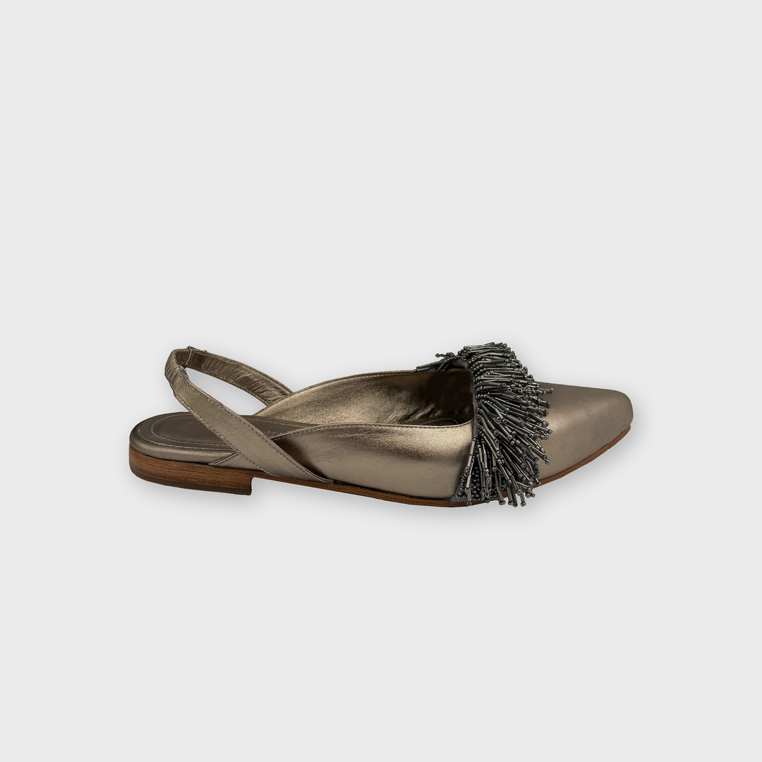 Sapatilha Isabella Prata Velha